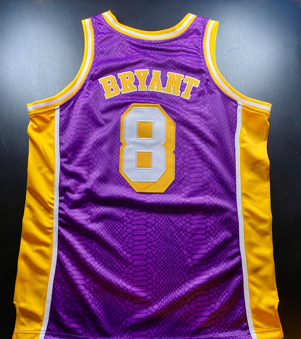 NWT - Adult XL Kobe Bryant Purple Jersey, Mamba on Front, Bryant on Back Lakers