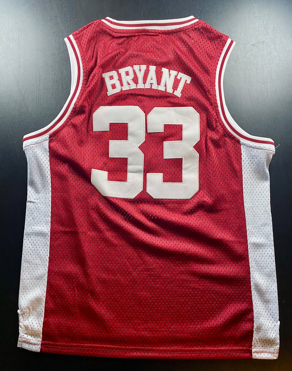 NWT - Youth Large Kobe Bryant Red High School Jersey (Lower Merion, Lakers)