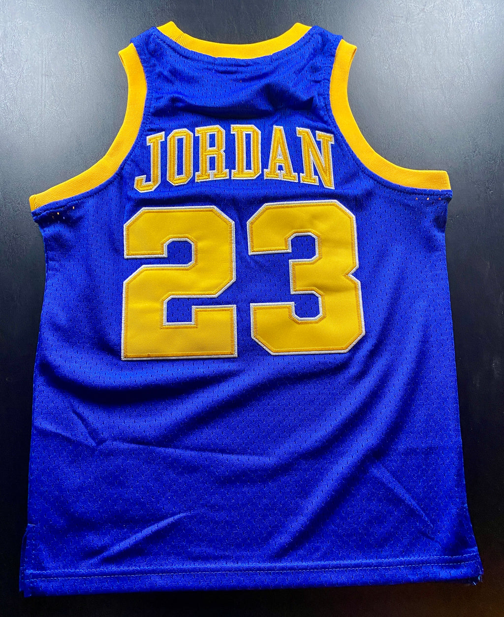 NWOT - Youth Small Michael Jordan Blue High School Jersey (Bucs, Bulls)