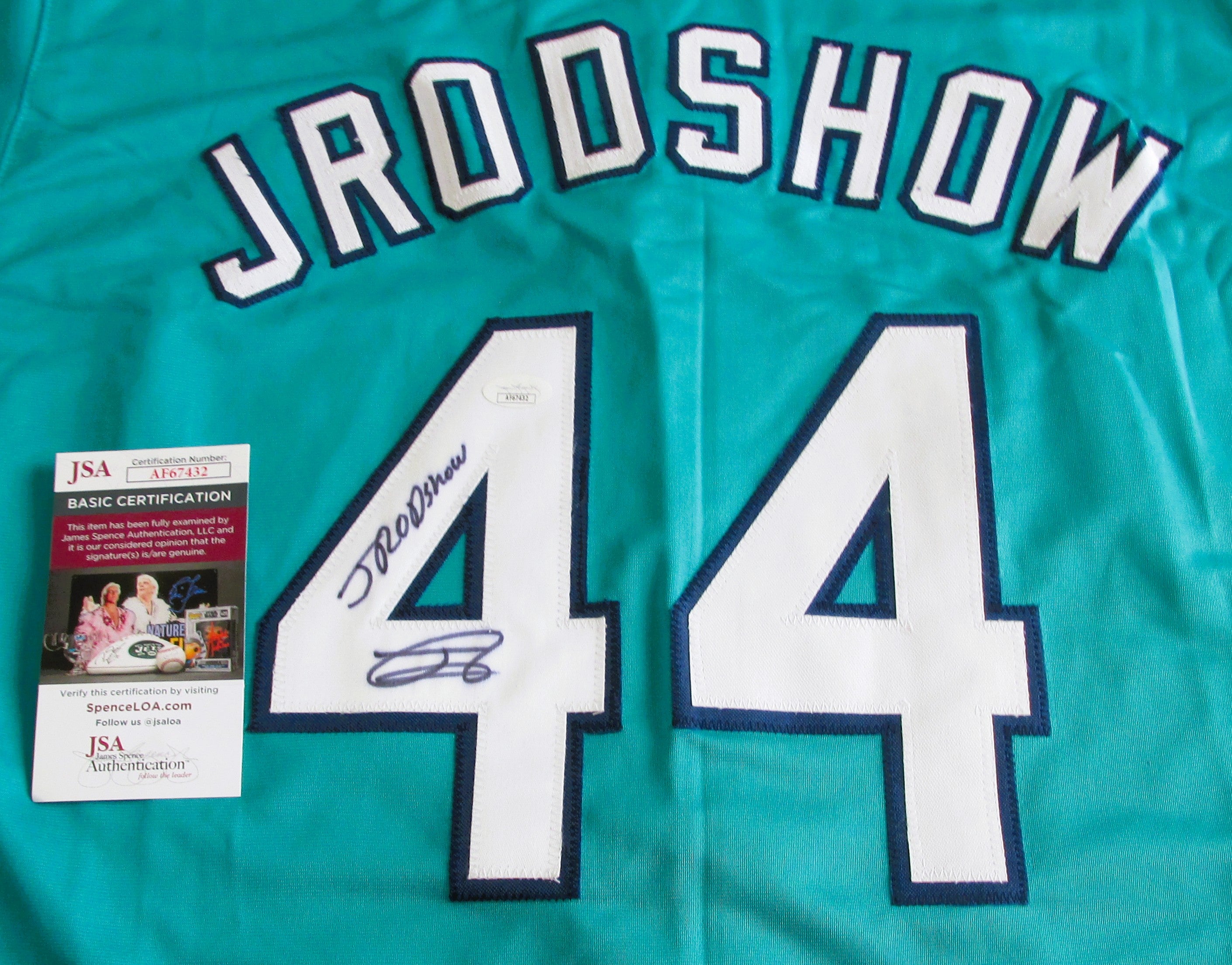 Julio Rodriguez Signed Jersey With COA (AF67432) (Mariners)