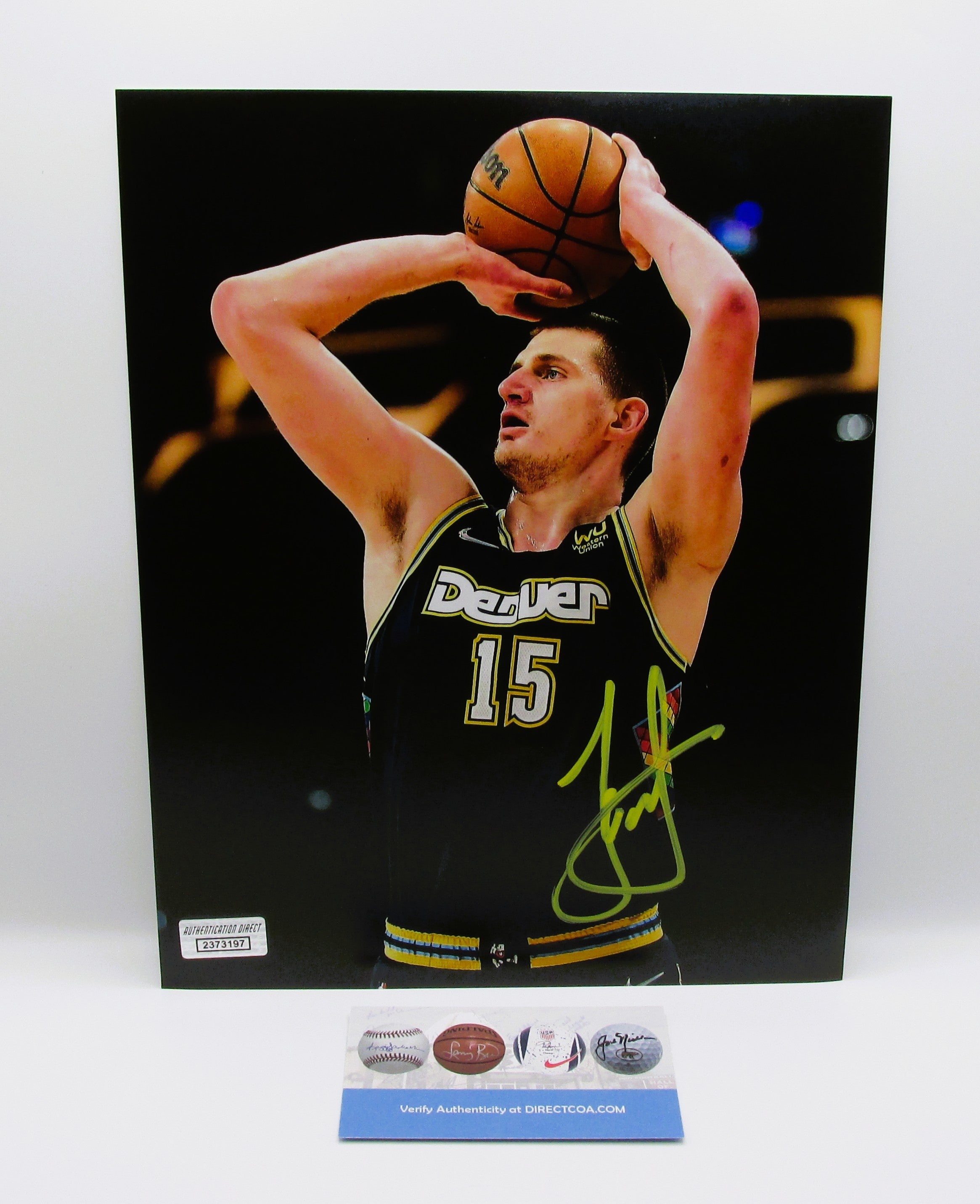 Nikola Jokic Signed 8x10 Photo With COA (2373197) (Nuggets)