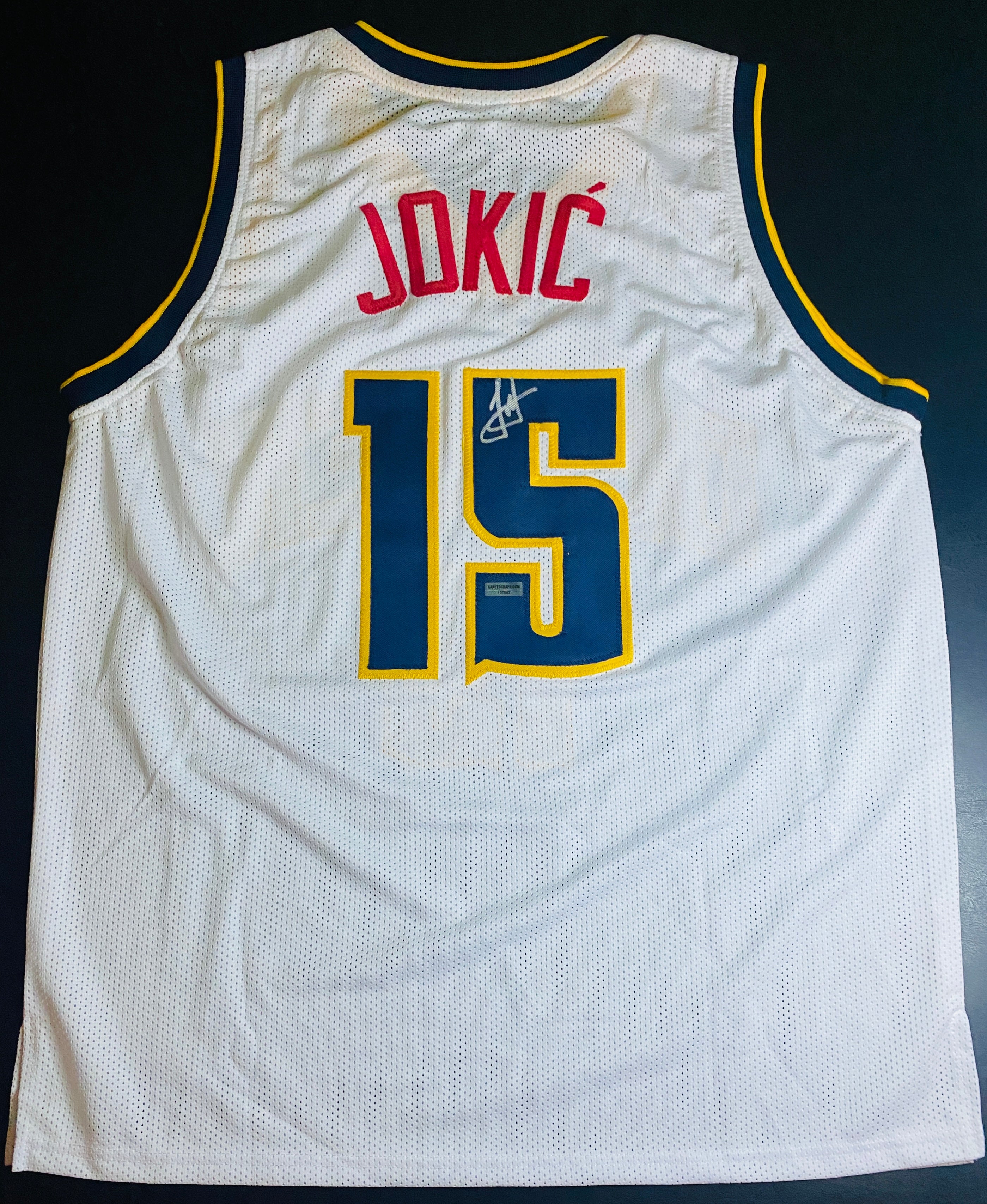 Nikola Jokic Signed Jersey With COA (107883) (Nuggets)