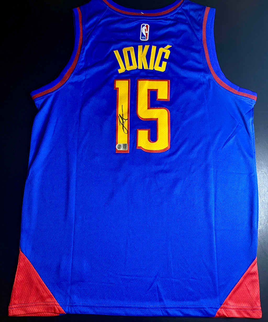 Nikola Jokic Signed Jersey With COA (PC602986) (Nuggets)