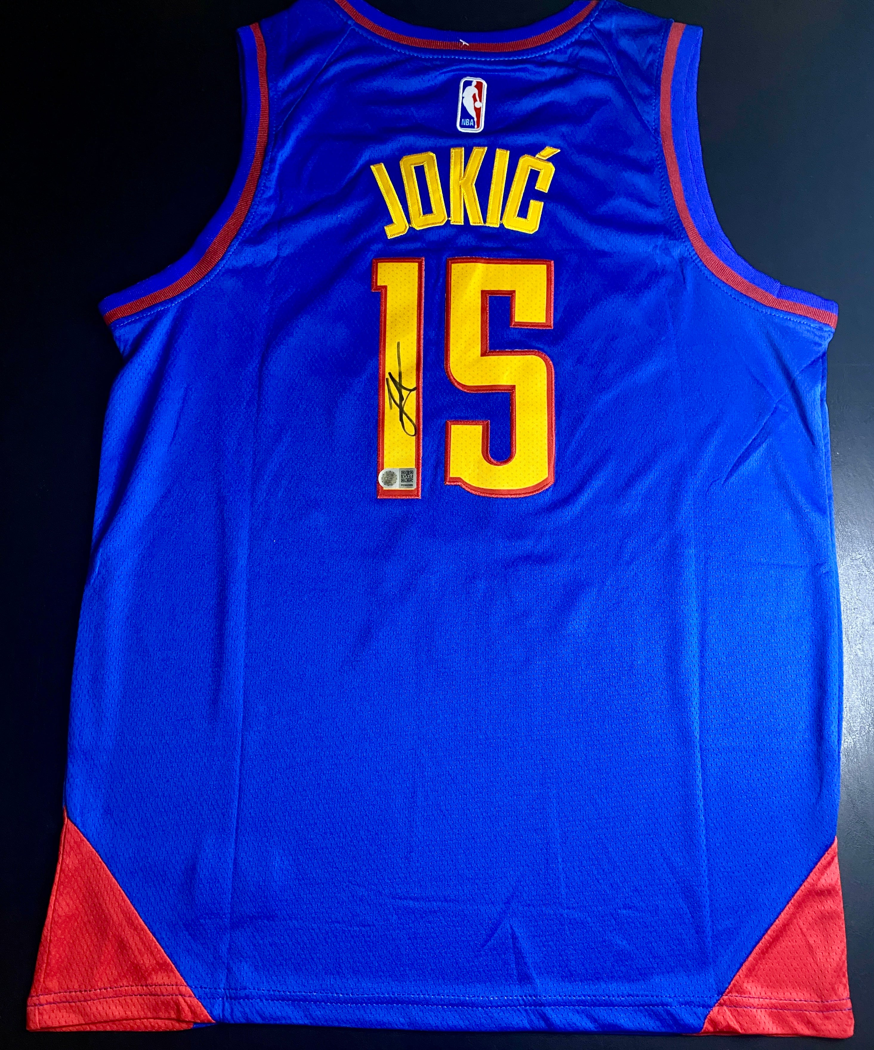 Nikola Jokic Signed Jersey With COA (PC602986) (Nuggets)