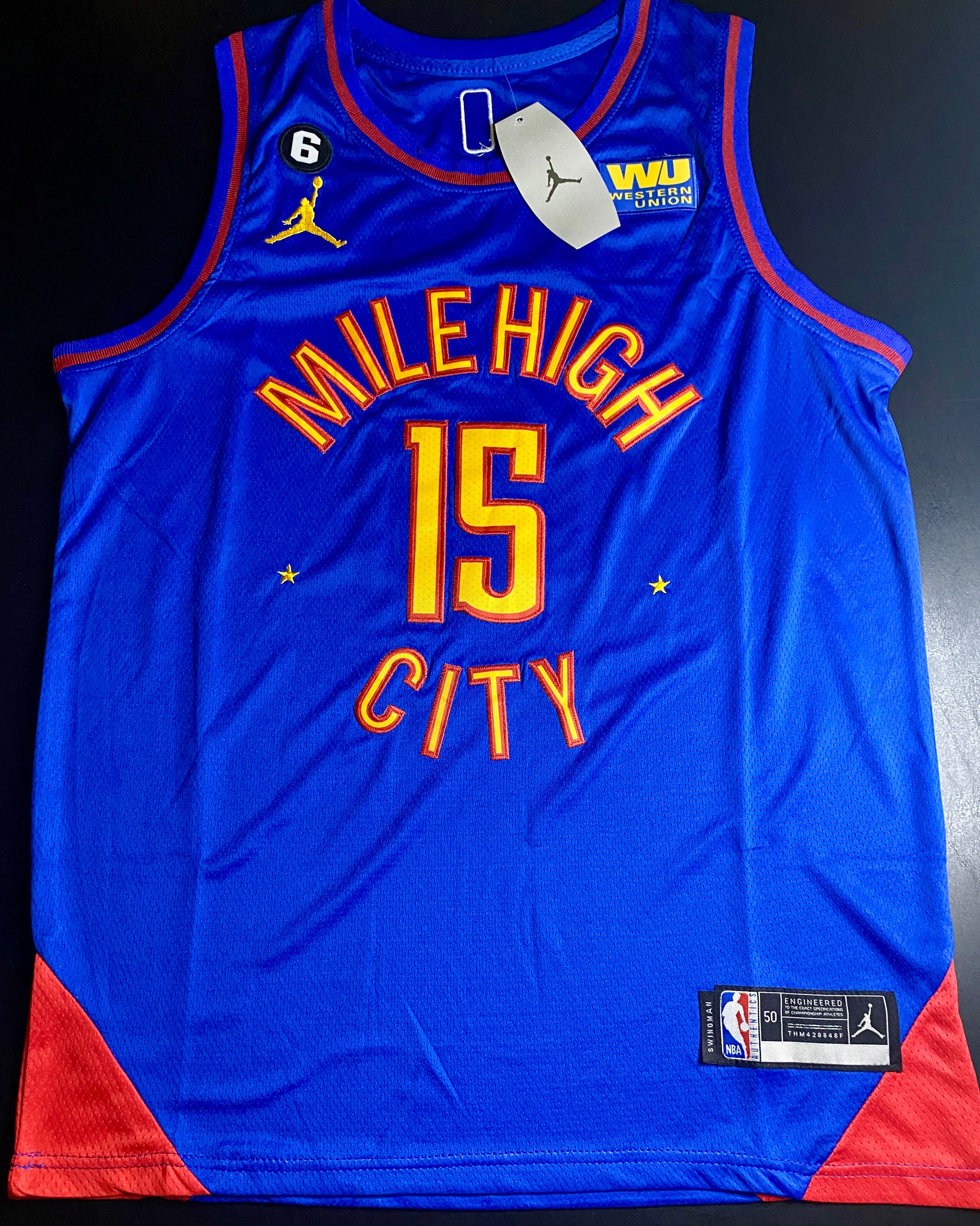 Nikola Jokic Signed Jersey With COA (PC602986) (Nuggets)