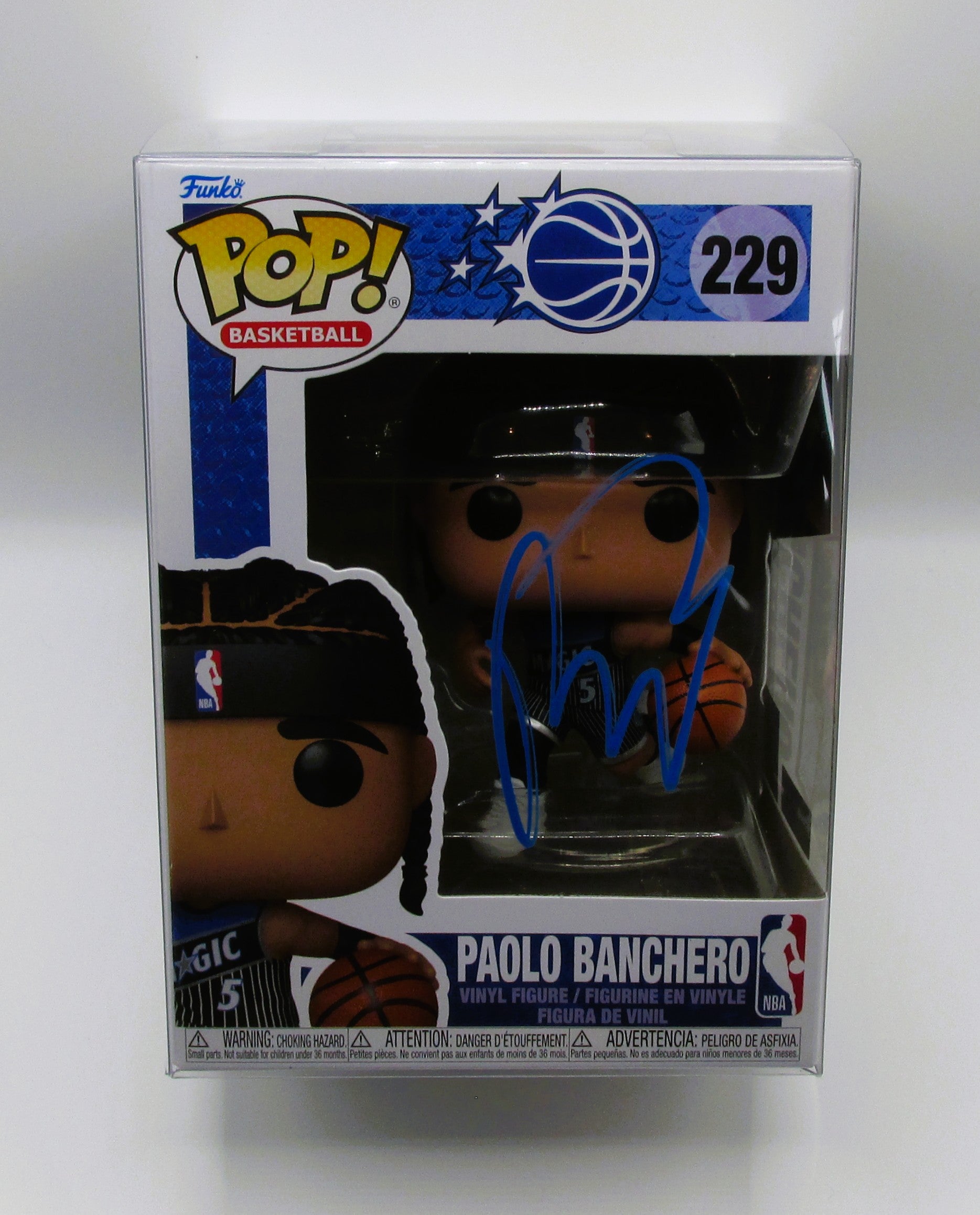 Paolo Banchero Signed Funko In Case With COA (152295) (Magic)