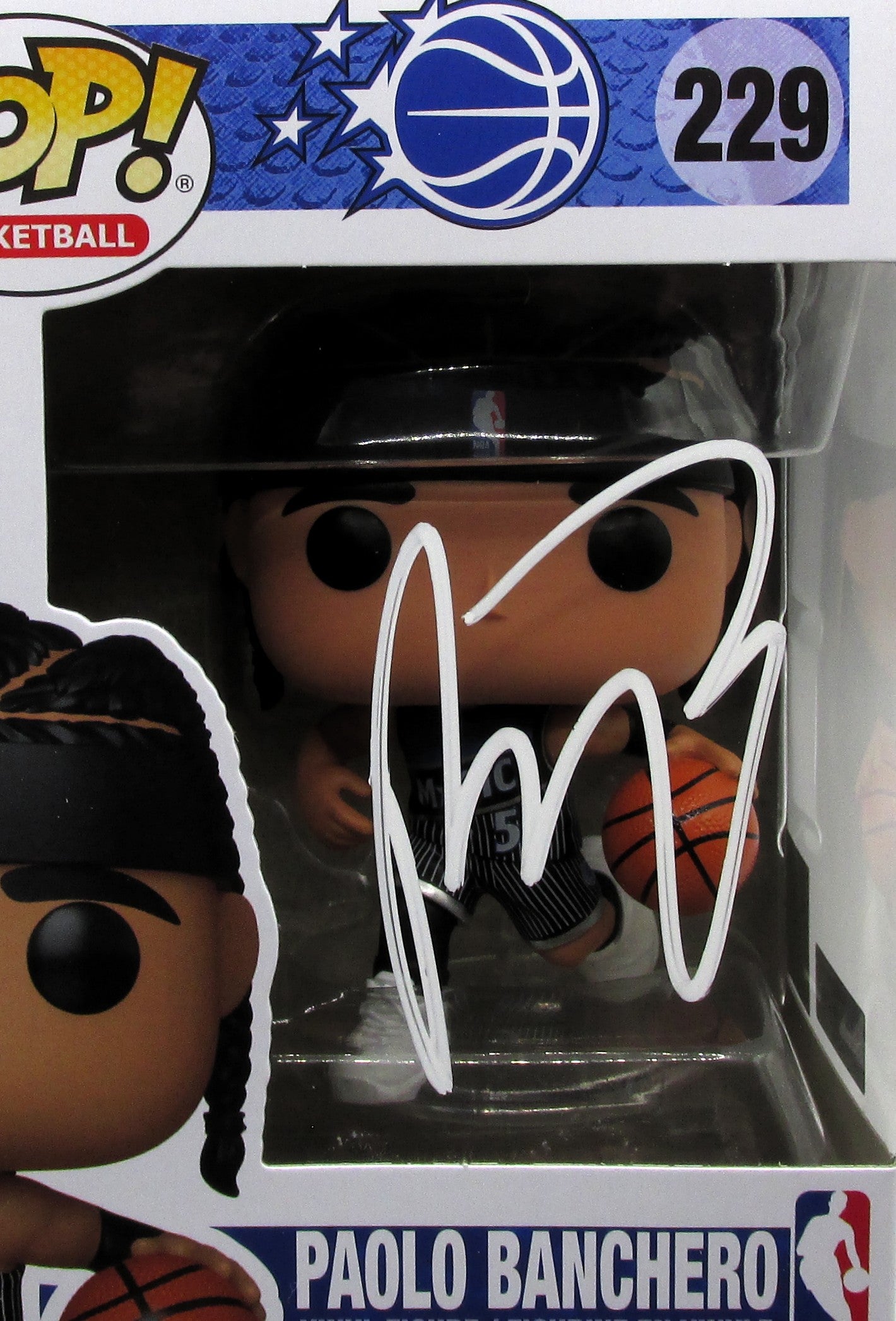 Paolo Banchero Signed Funko In Case With COA (152302) (Magic)