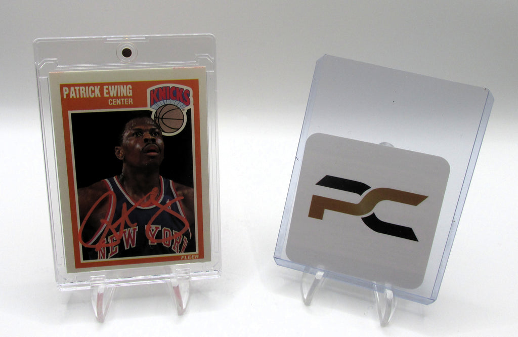 Patrick Ewing Signed Card With COA (PC484978) (Knicks)