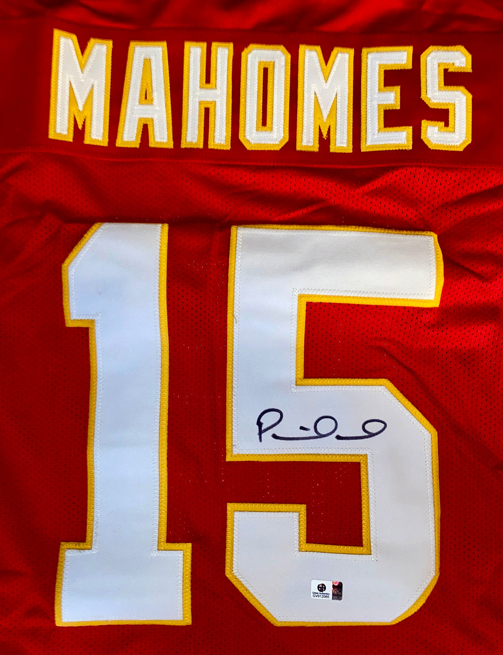 Patrick Mahomes Signed Jersey With COA (GV912065) (Chiefs)