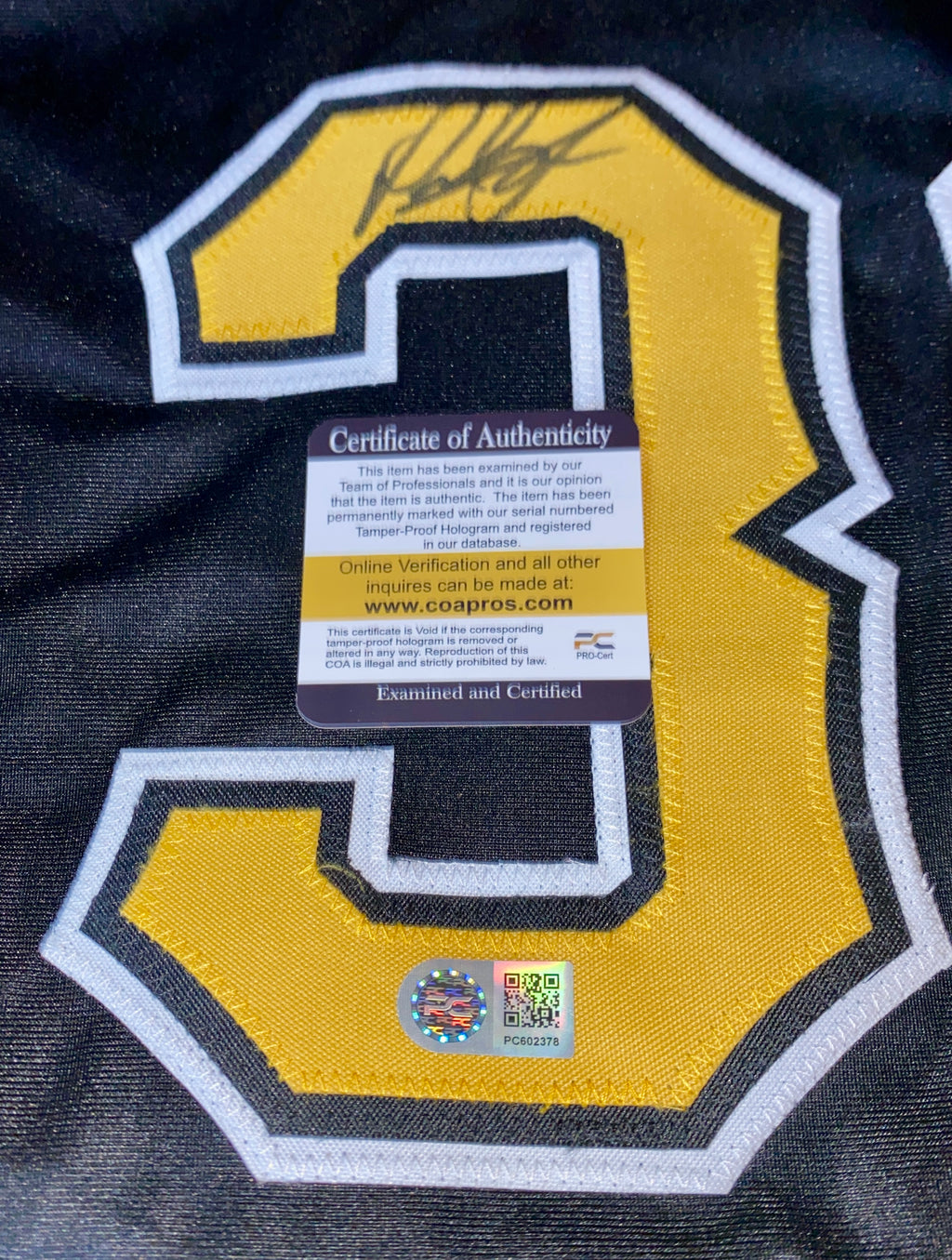 Paul Skenes Signed Jersey With COA (PC602378) (Pirates)