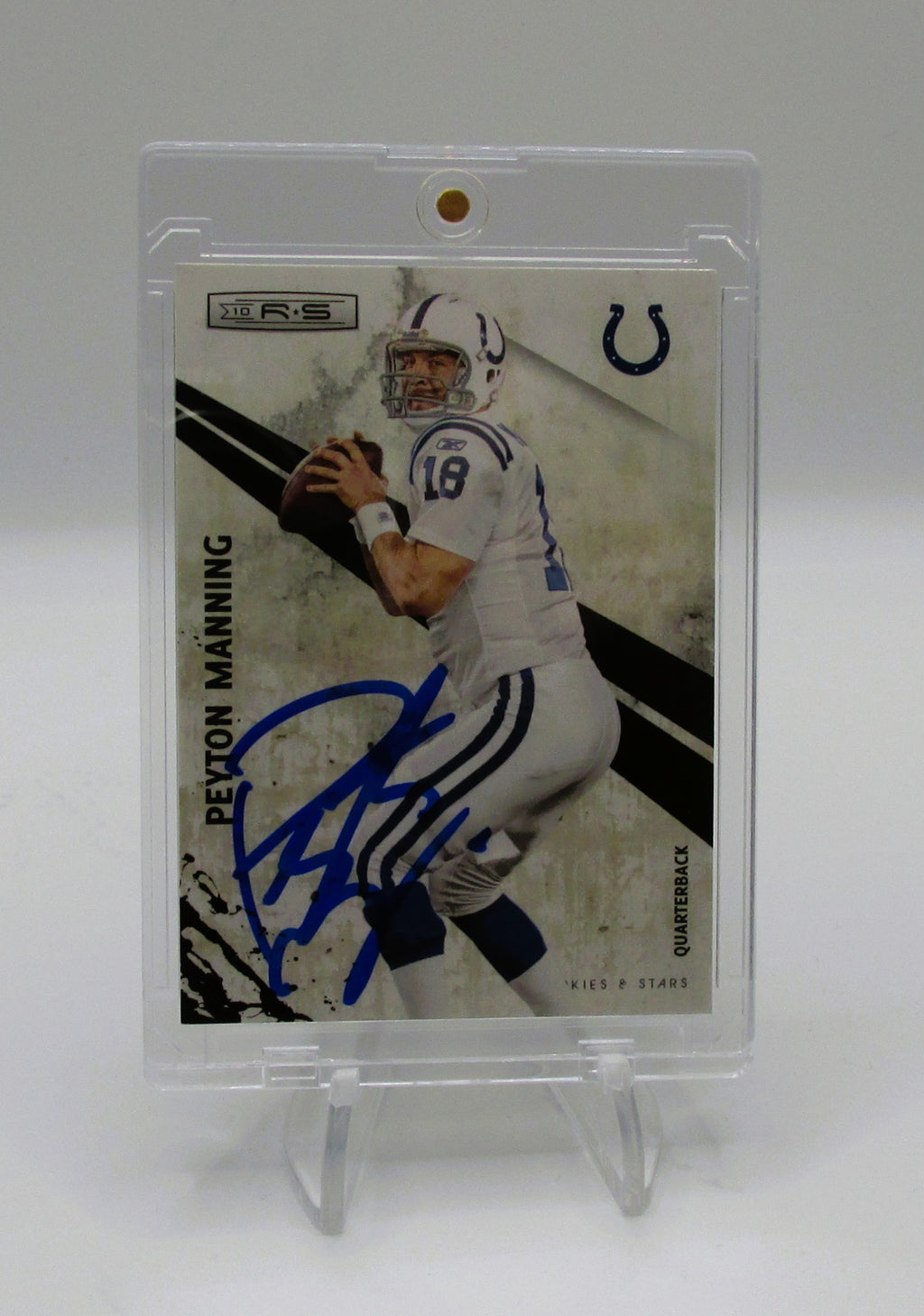 Peyton Manning Signed Card With COA (109352) (Colts)