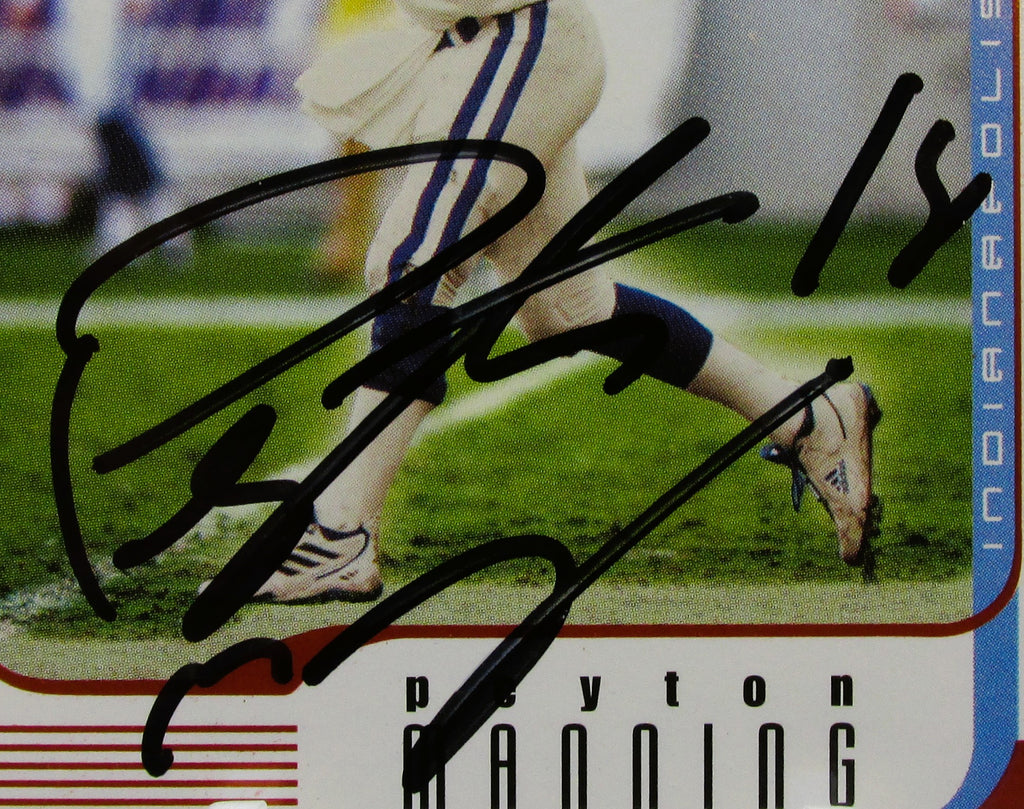 Peyton Manning Signed Card With COA (109655) (Colts)