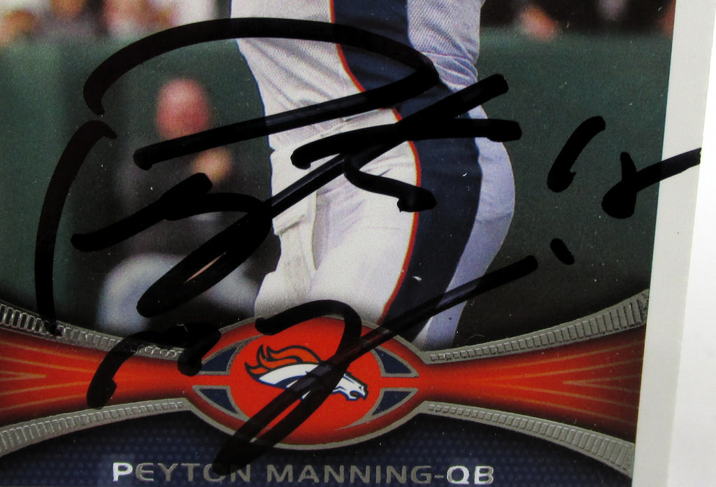 Peyton Manning Signed Card With COA (109704) (Broncos)