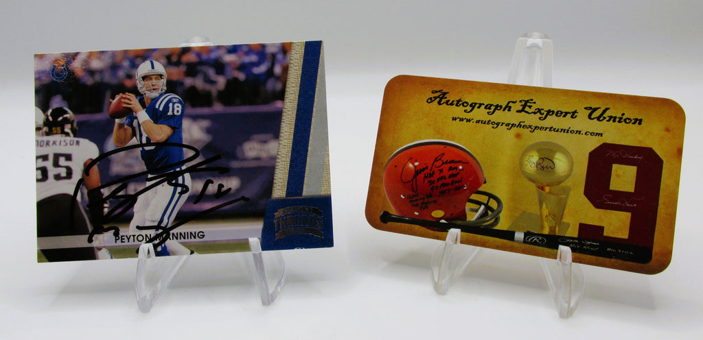 Peyton Manning Signed Card With COA (109774) (Colts)