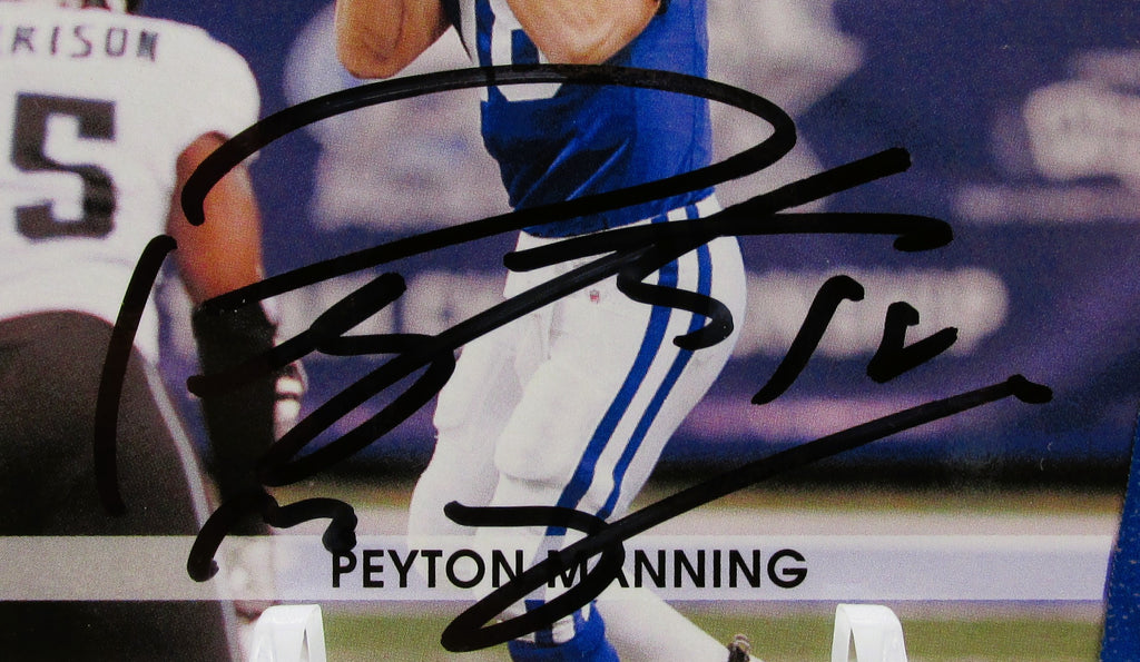 Peyton Manning Signed Card With COA (109774) (Colts)
