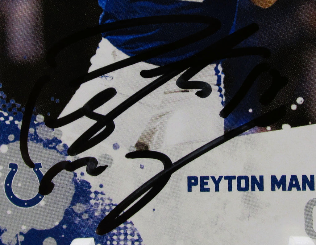 Peyton Manning Signed Card With COA (109776) (Colts)