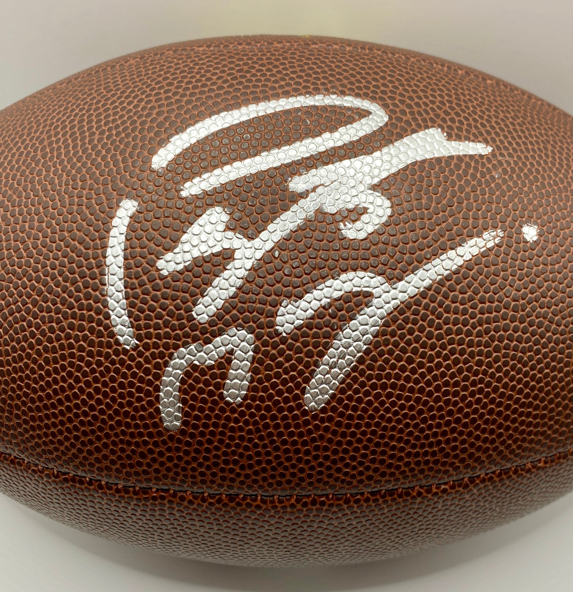 Peyton Manning Signed Football With COA (PC602813) (Colts, Broncos)