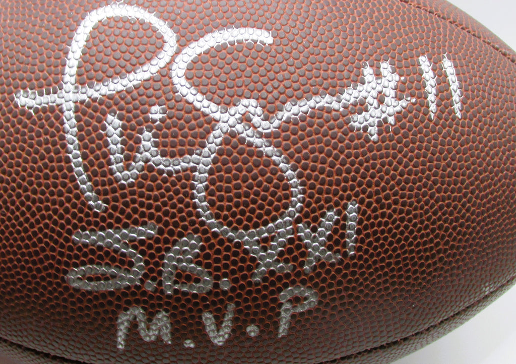 Phil Simms Signed Football With COA (120387) (Giants) SB XXI MVP Inscription