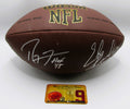 Ray Lewis AND Ed Reed Signed Football With COA (120330) (Ravens)