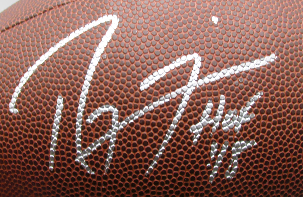 Ray Lewis AND Ed Reed Signed Football With COA (120330) (Ravens)