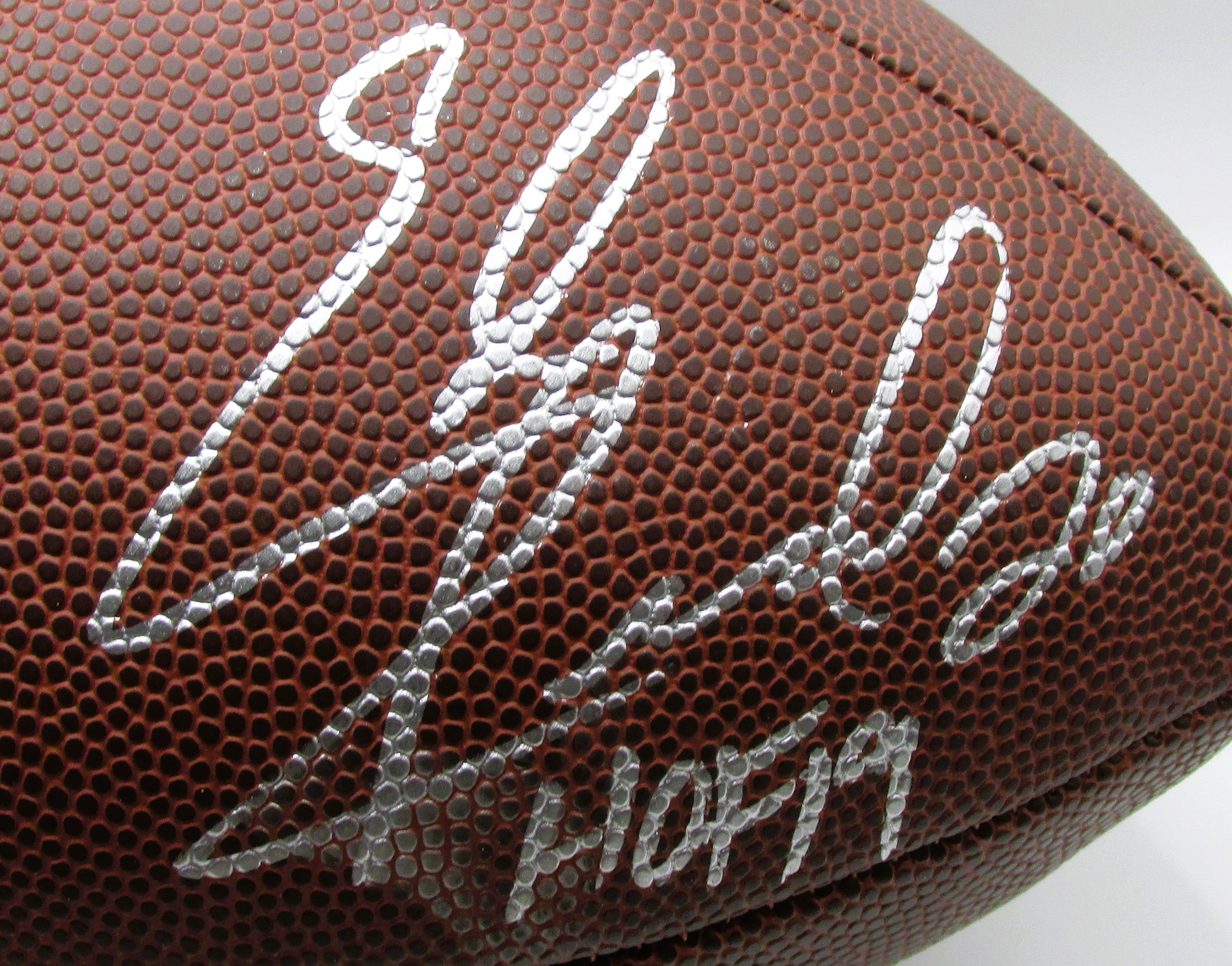Ray Lewis AND Ed Reed Signed Football With COA (120330) (Ravens)