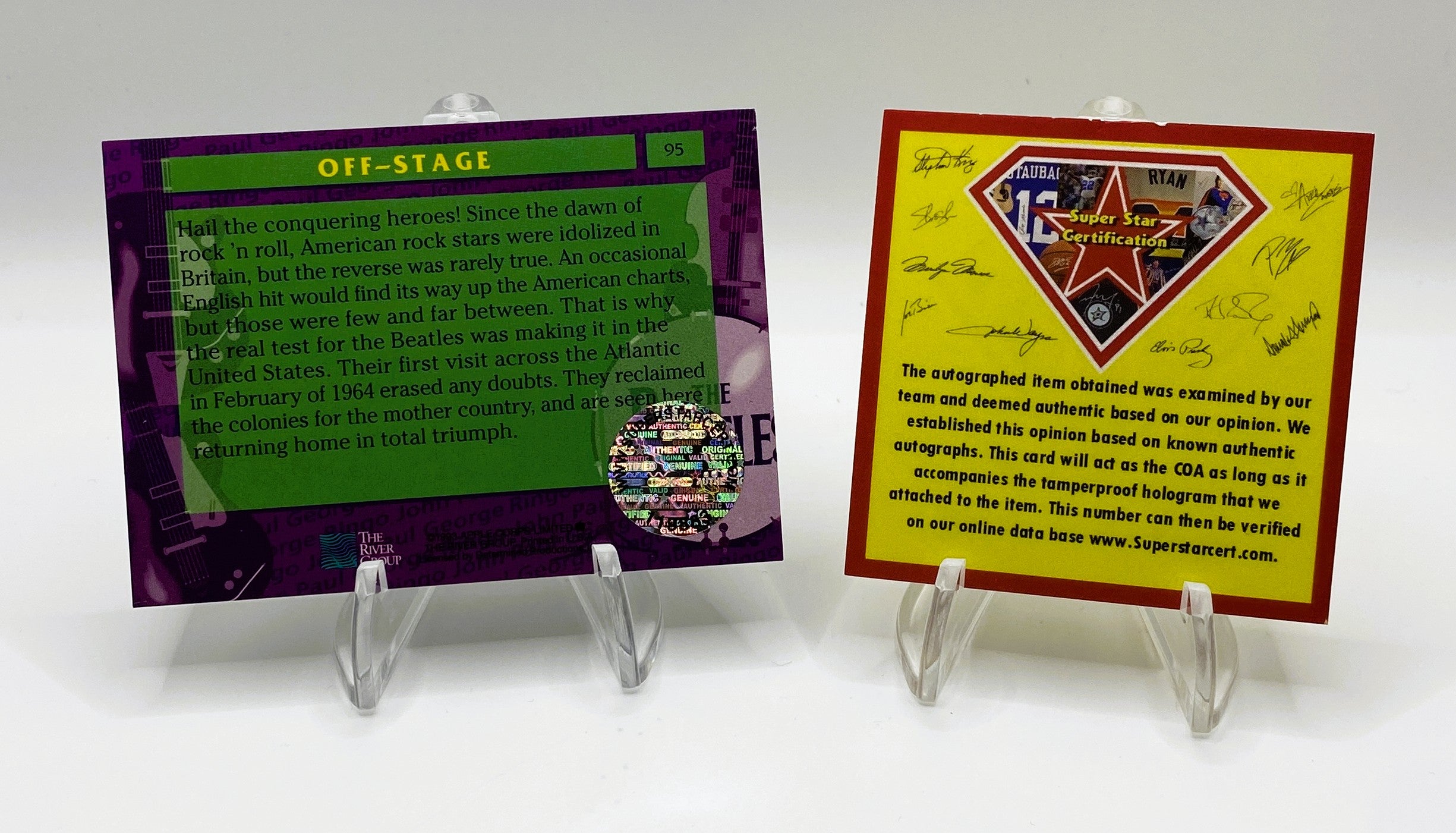 Ringo Starr Signed Trading Card With COA (119883)