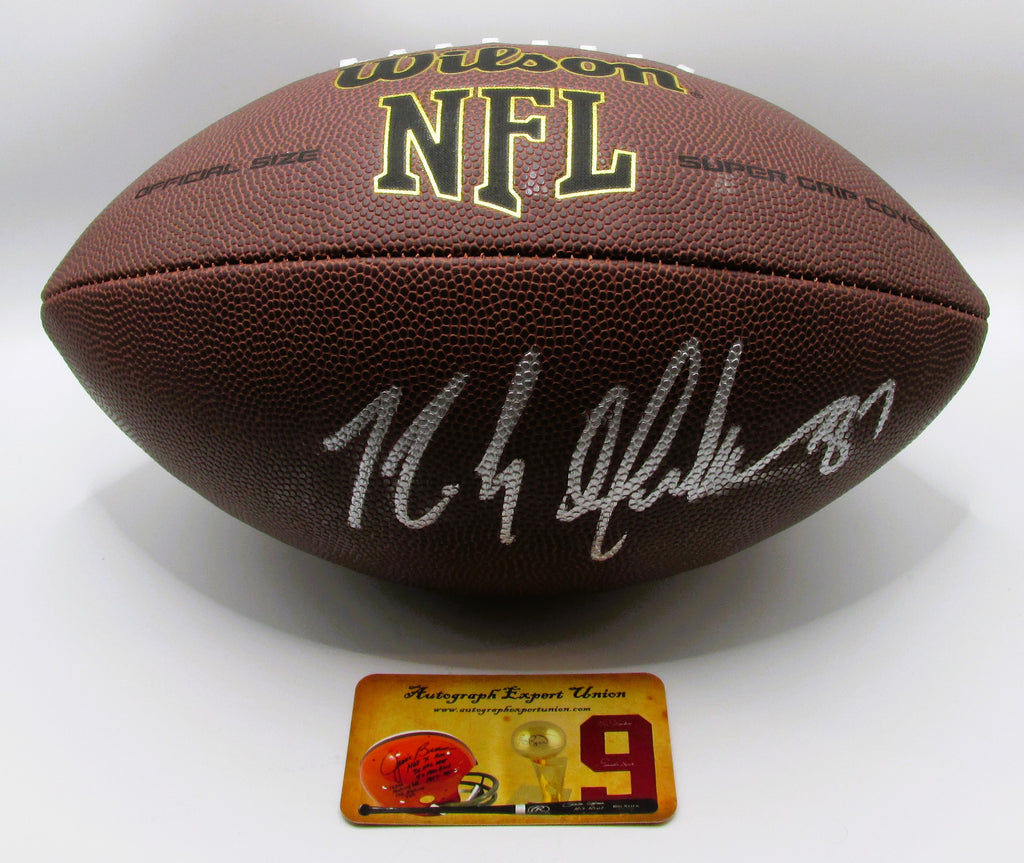 Rob Gronkowski Signed Football With COA (120382) (Patriots, Bucs)
