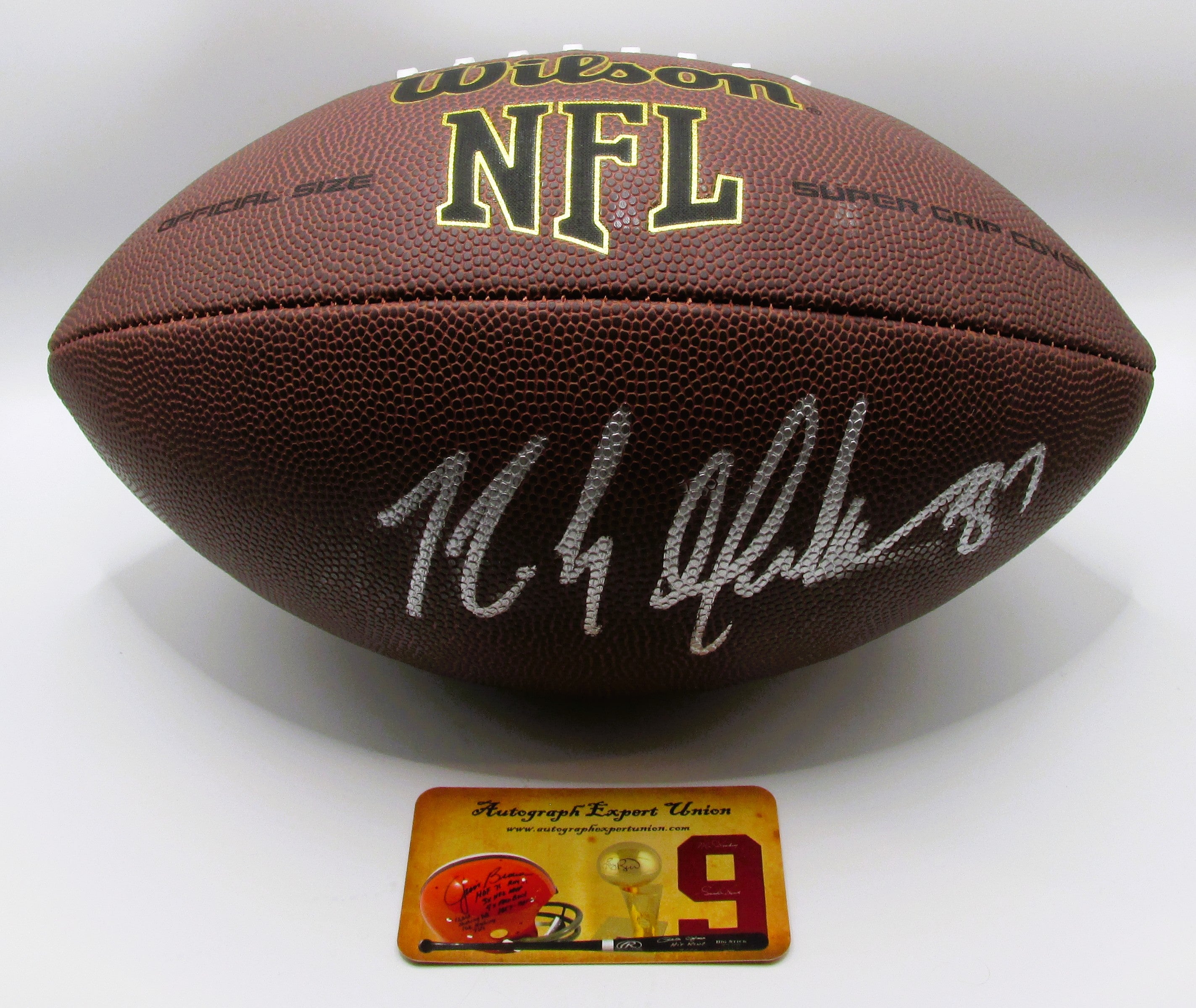 Rob Gronkowski Signed Football With COA (120382) (Patriots, Bucs)