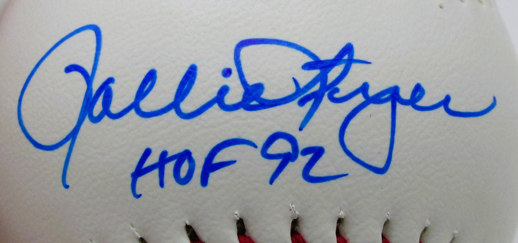 Rollie Fingers Signed Baseball In Case With COA (A52562) (Athletics, Padres, Brewers)