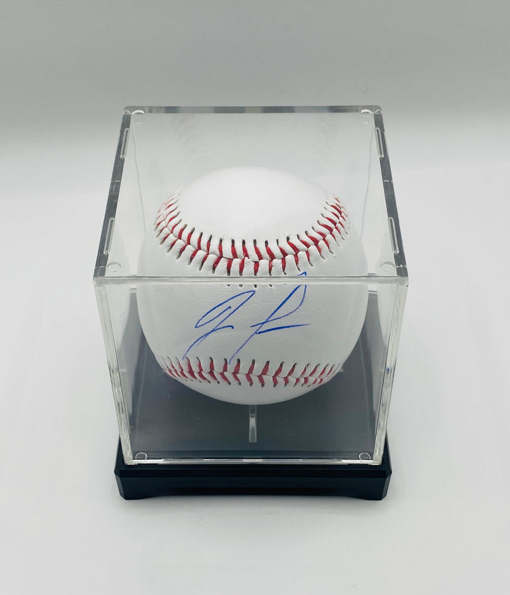 Ronald Acuna Jr. Signed Baseball In Case With COA (984471) (Braves)