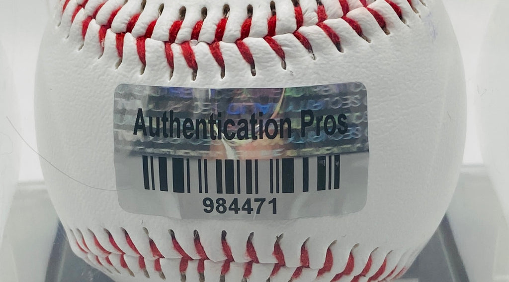 Ronald Acuna Jr. Signed Baseball In Case With COA (984471) (Braves)