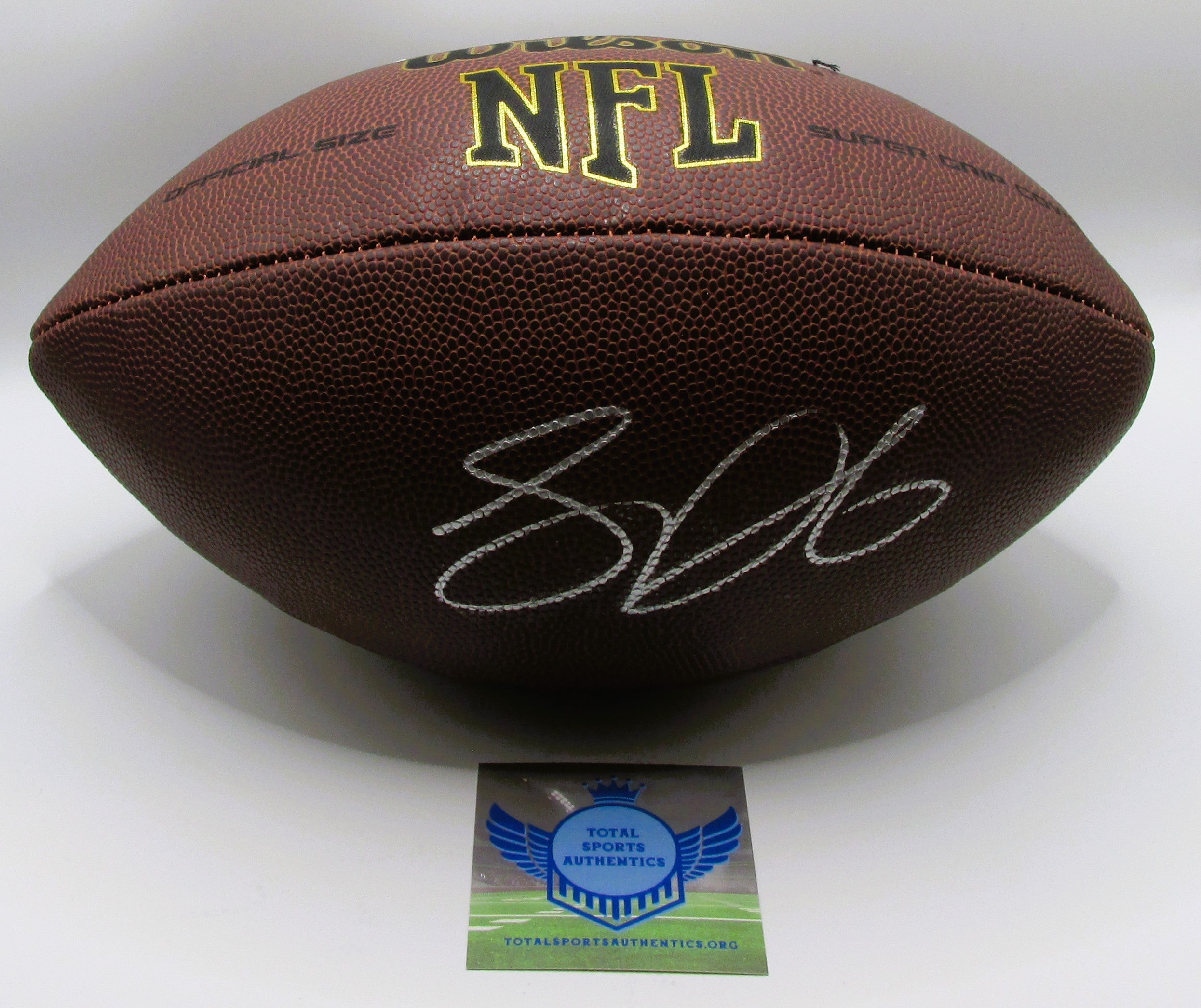 Sam Darnold Signed Football With COA (3200751) (Seahawks)