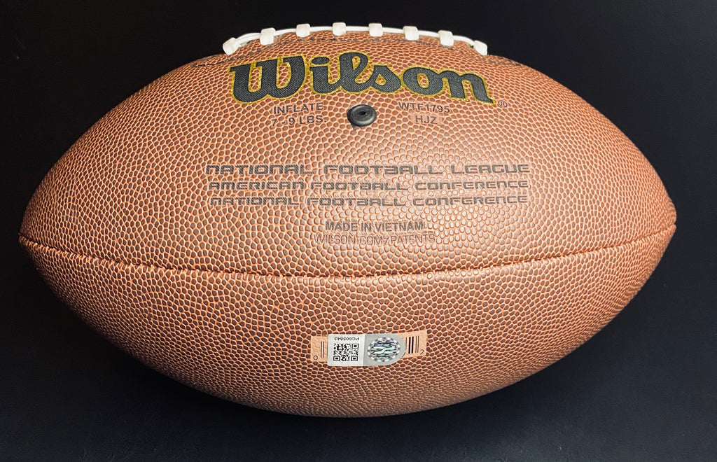Saquon Barkley Signed Football With COA (PC605843) (Eagles)