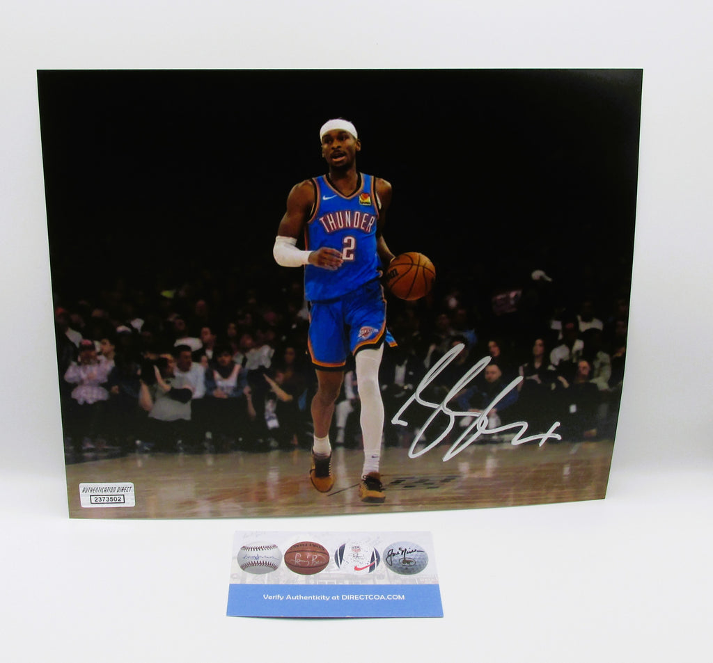 Shai Gilgeous-Alexander Signed 8x10 Photo With COA (2373502) (Thunder)