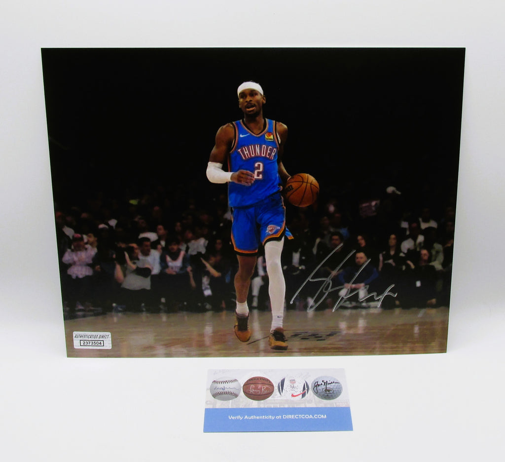 Shai Gilgeous-Alexander Signed 8x10 Photo With COA (2373504) (Thunder)