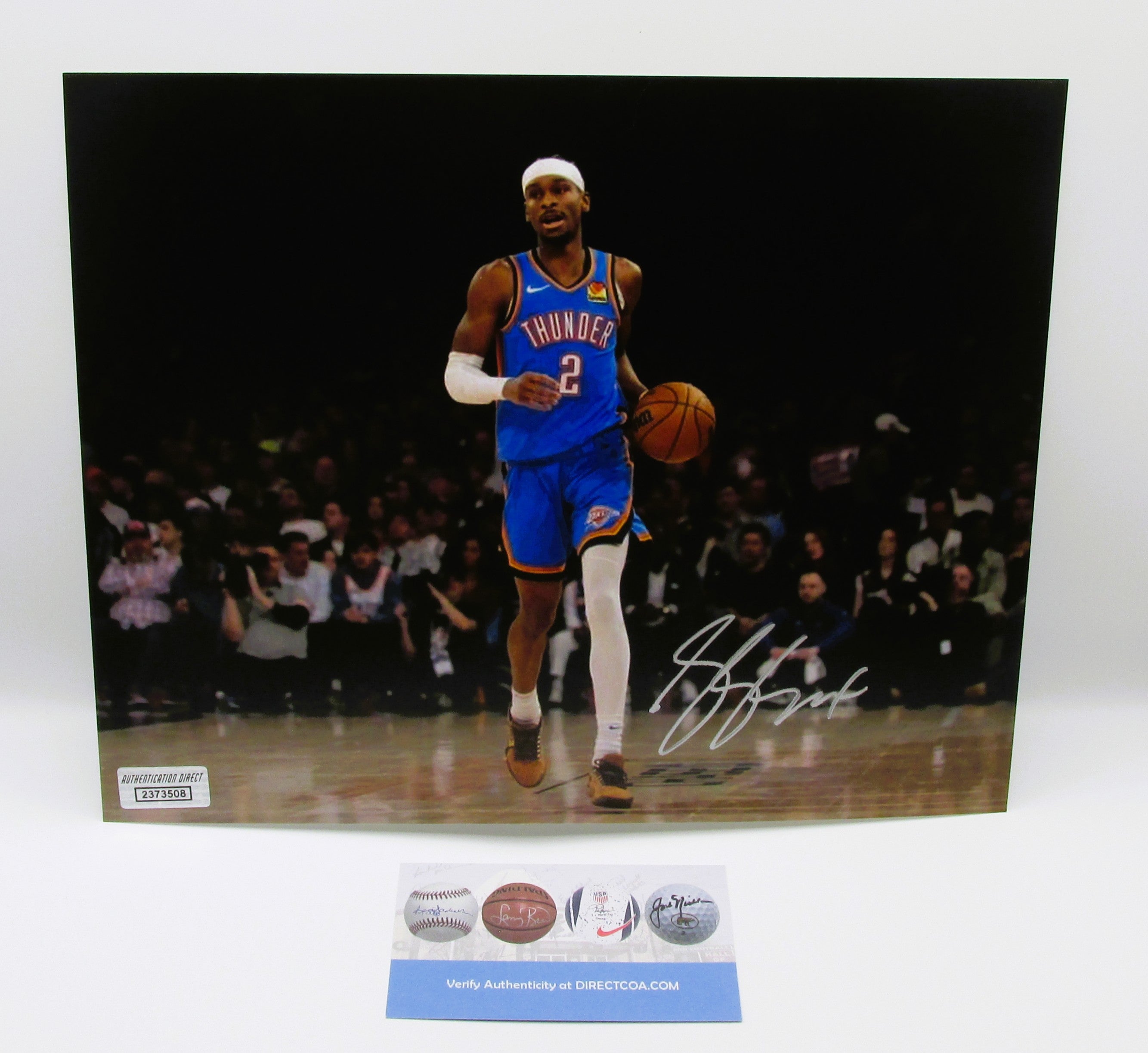 Two Time MVP Shai Gilgeous-Alexander Signed 8x10 Photo With COA (Thunder)