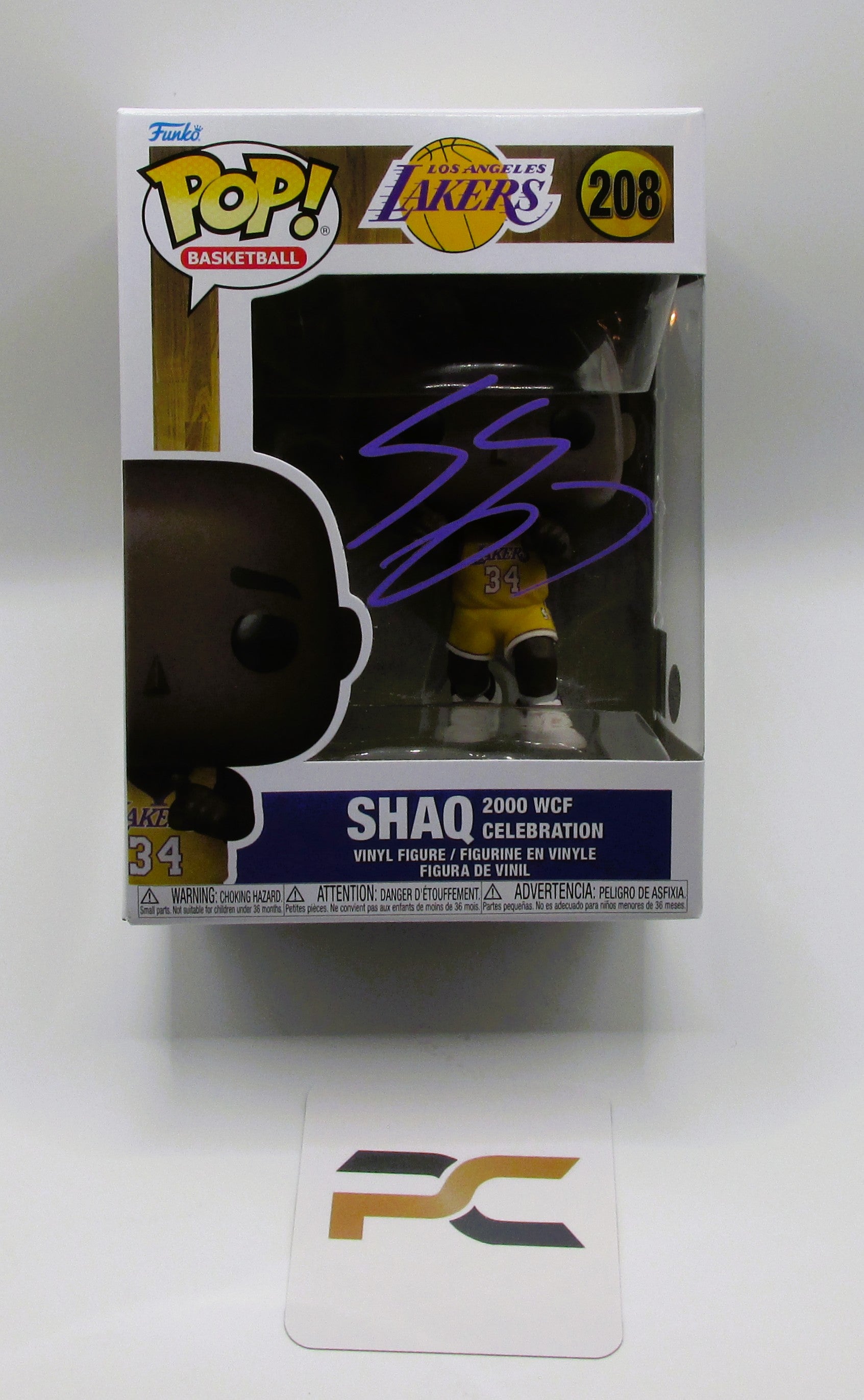 Shaquille O'Neal Signed Funko In Case With COA (PC483323) (Lakers)