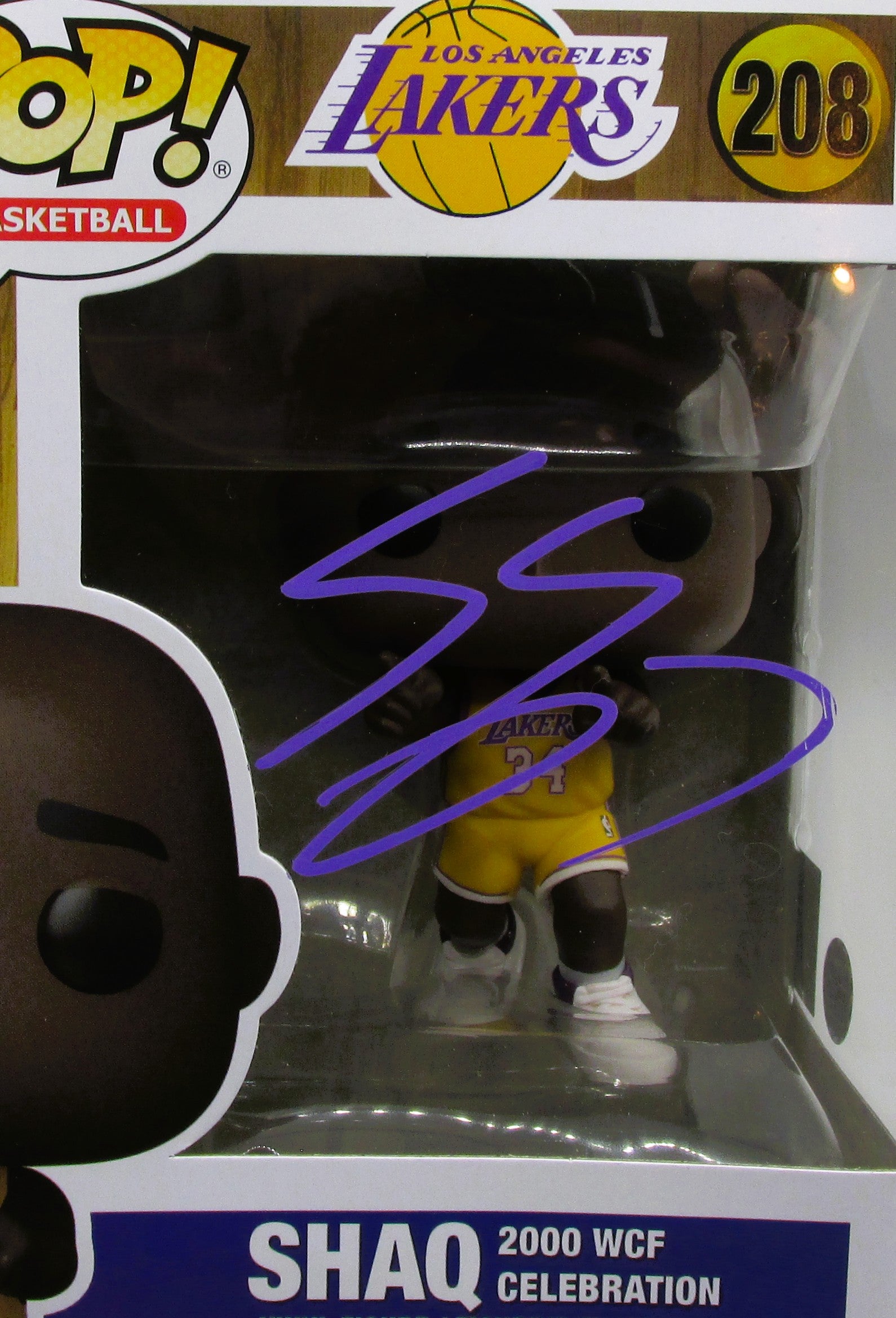 Shaquille O'Neal Signed Funko In Case With COA (PC483323) (Lakers)