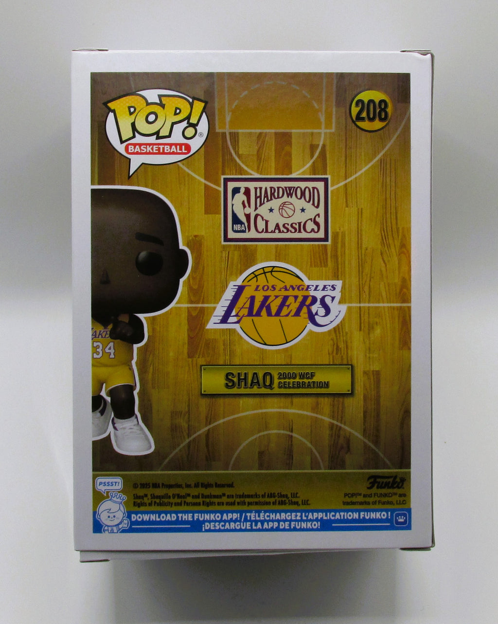 Shaquille O'Neal Signed Funko In Case With COA (PC483323) (Lakers)