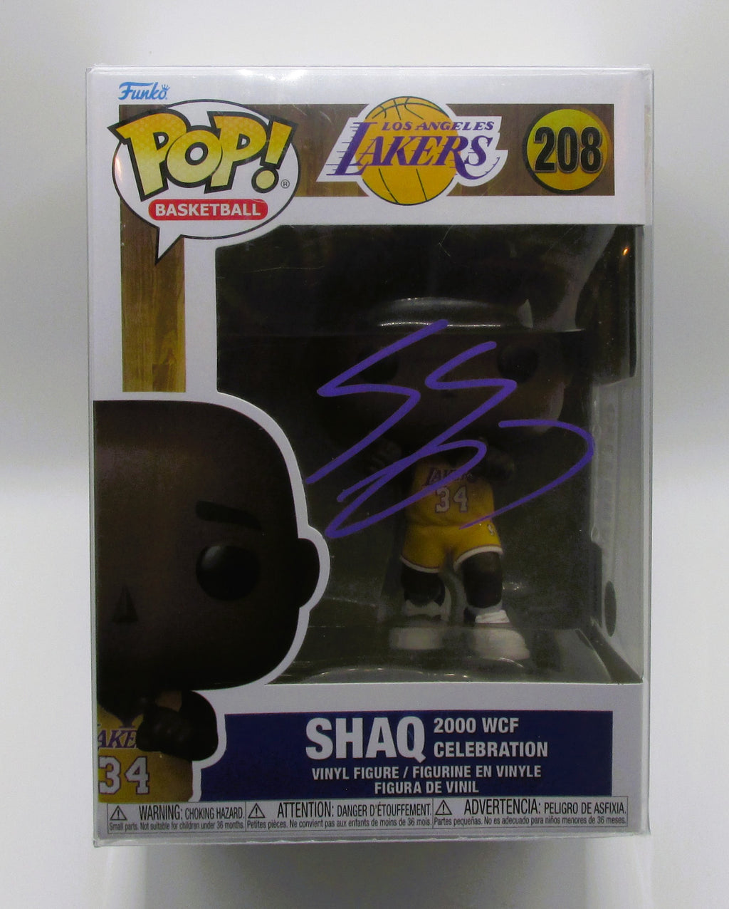 Shaquille O'Neal Signed Funko In Case With COA (PC483323) (Lakers)