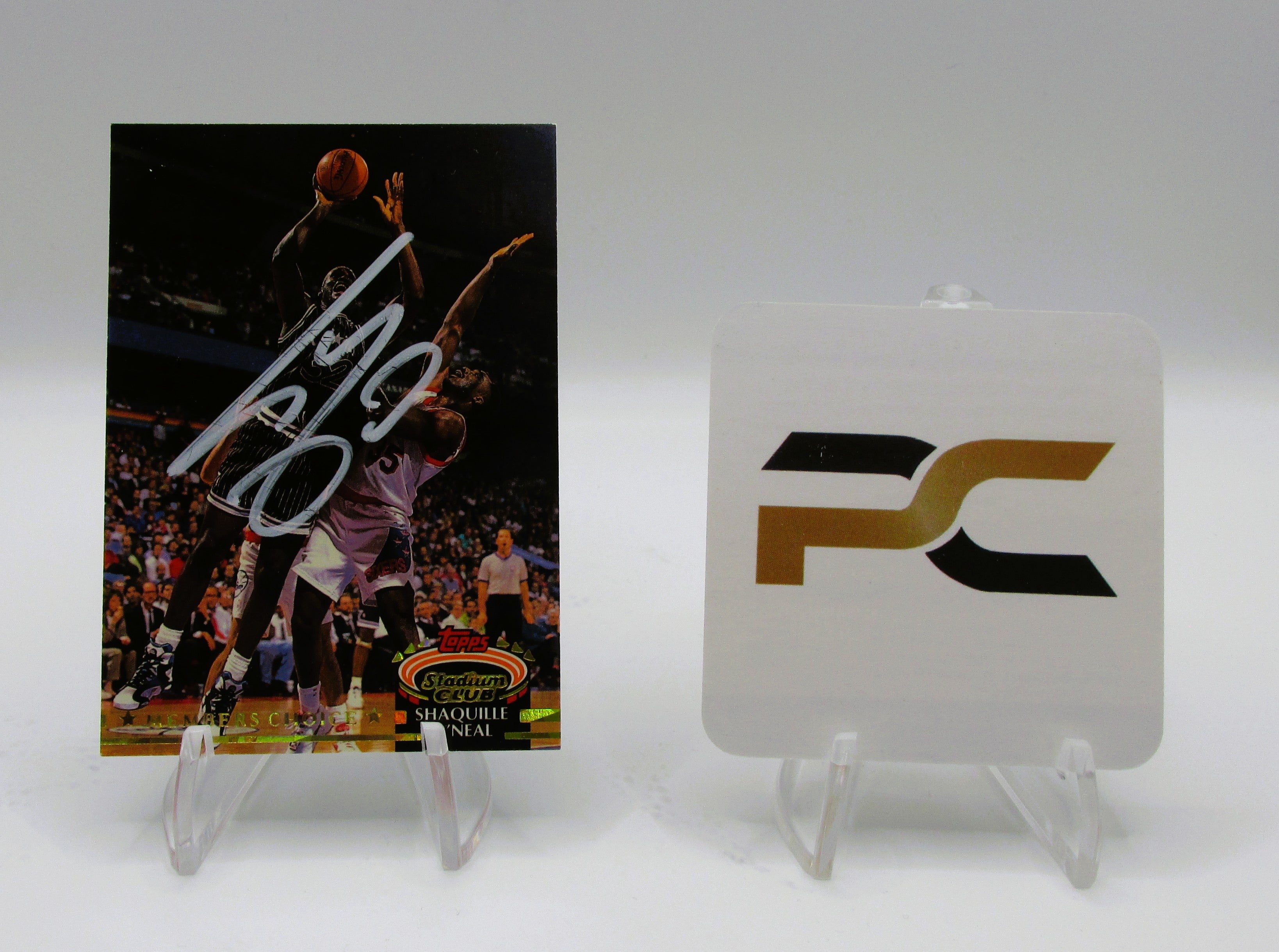 Shaquille O'Neal (Shaq) Signed Card With COA (PC480551) (Magic)