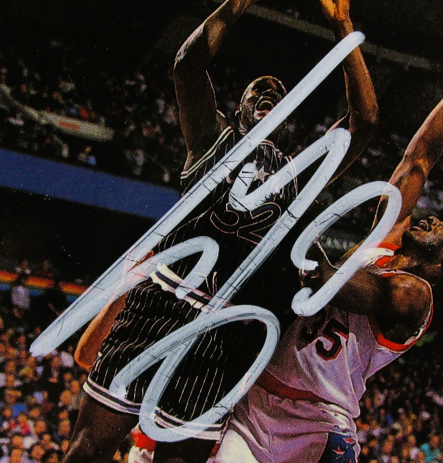 Shaquille O'Neal (Shaq) Signed Card With COA (PC480551) (Magic)