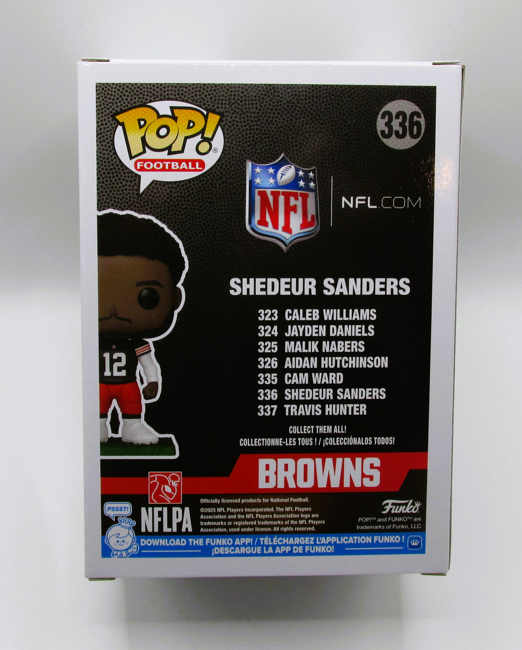 Shedeur Sanders Signed Funko In Case With COA (PC483935) (Browns)
