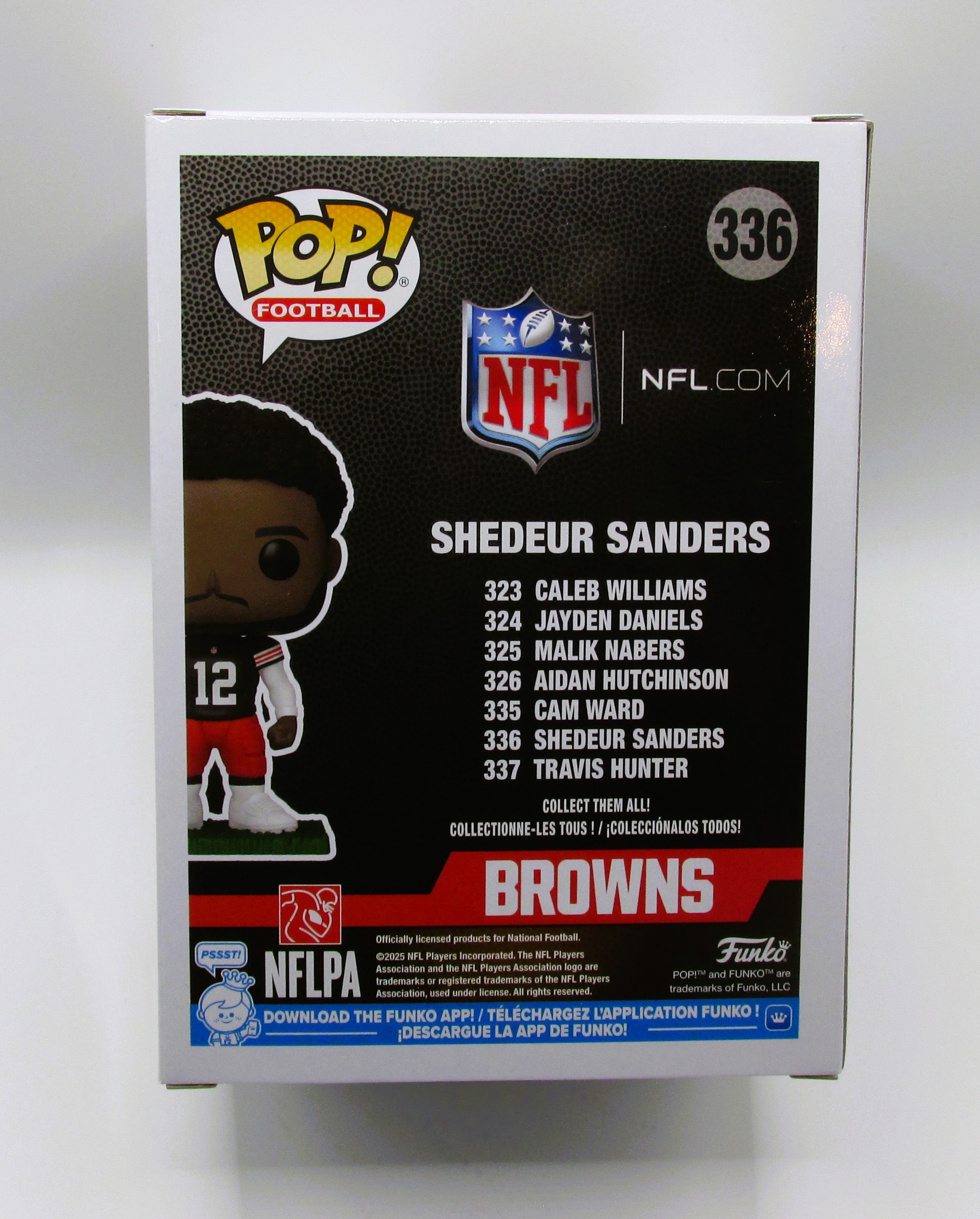 Shedeur Sanders Signed Funko In Case With COA (PC483935) (Browns)