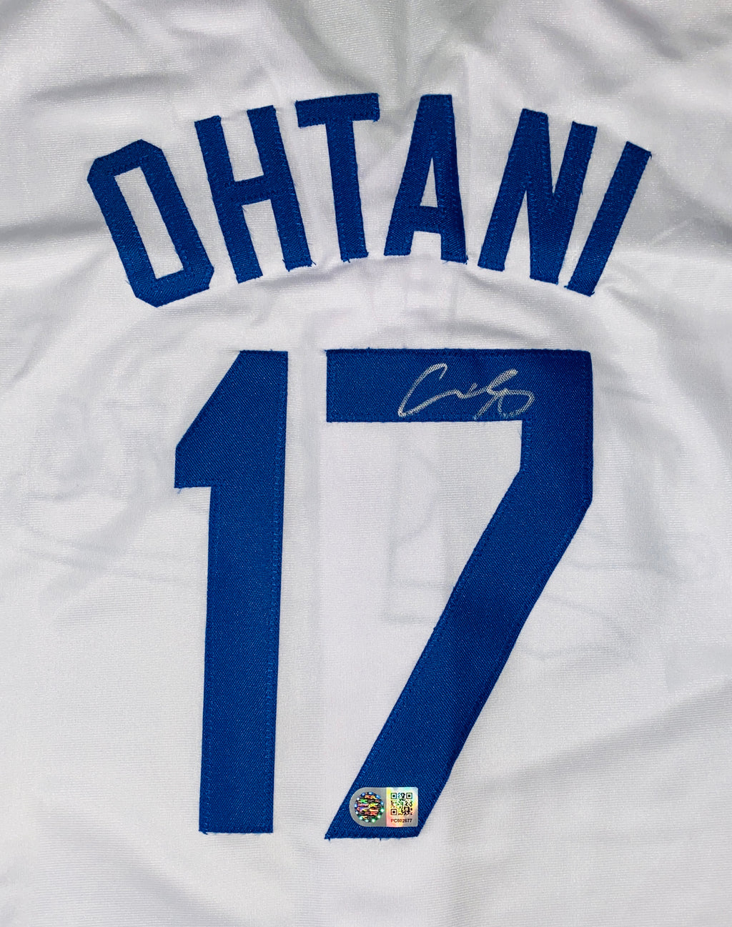 Shohei Ohtani Signed Jersey With COA (PC602677) (Dodgers)