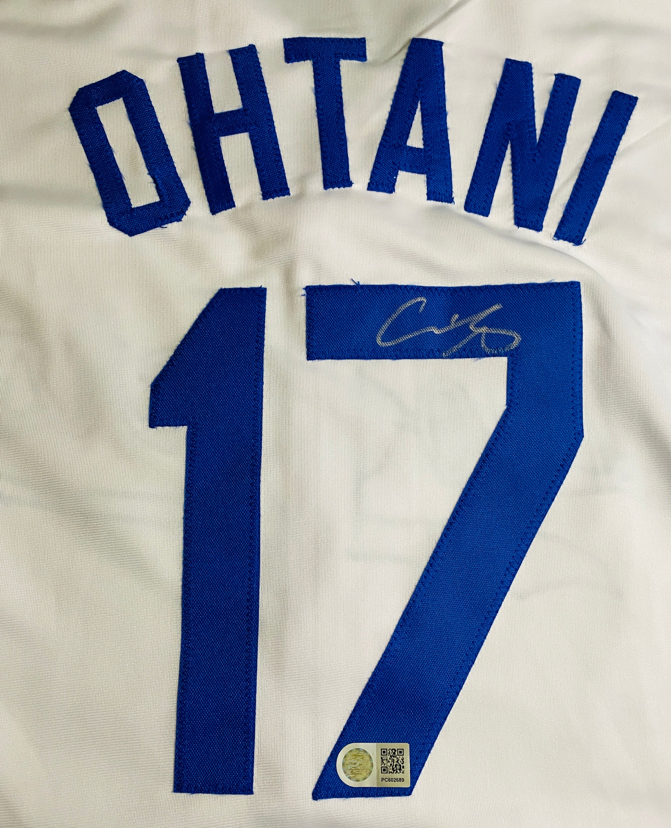 Shohei Ohtani Signed Jersey With COA (PC602689) (Dodgers)