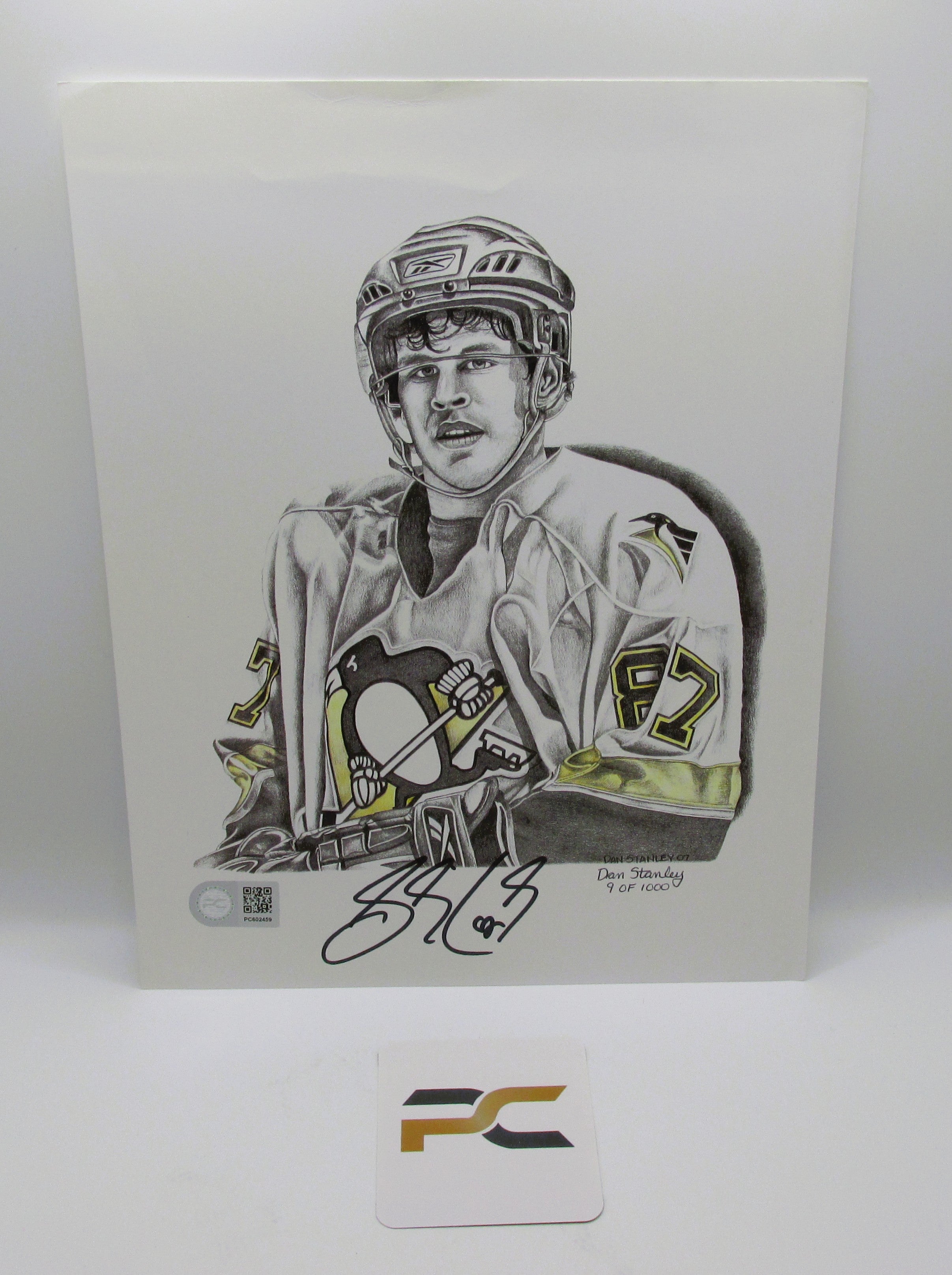 Sidney Crosby Signed 8.5x11 Limited Edition Print With COA (PC602459) (Penguins)