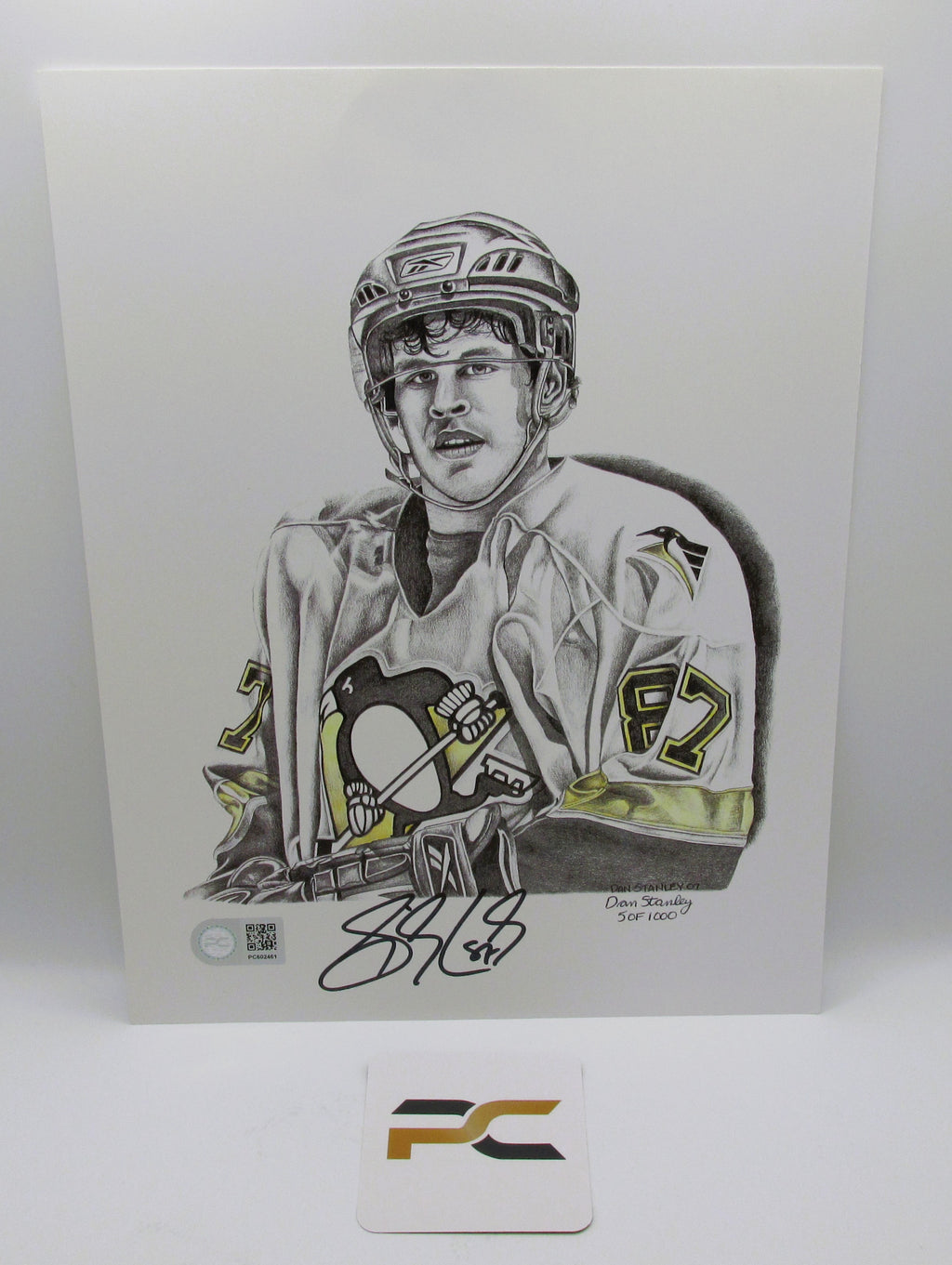 Sidney Crosby Signed 8.5x11 Limited Edition Print With COA (PC602461) (Penguins)