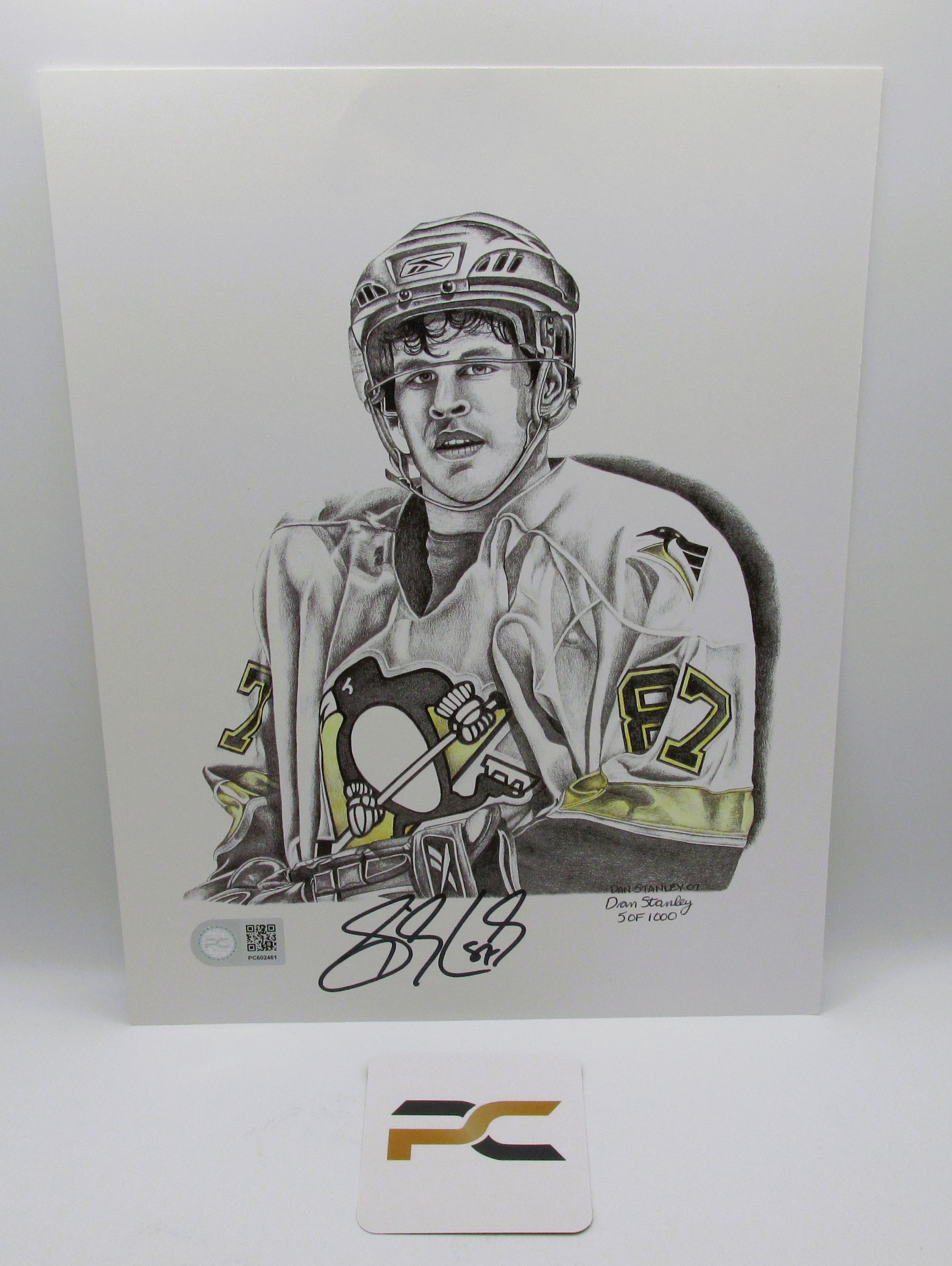 Sidney Crosby Signed 8.5x11 Limited Edition Print With COA (PC602461) (Penguins)