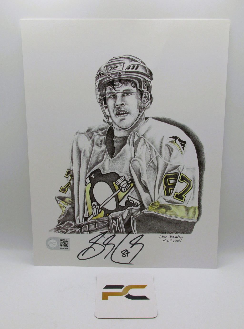 Sidney Crosby Signed 8.5x11 Limited Edition Print With COA (PC602464) (Penguins)